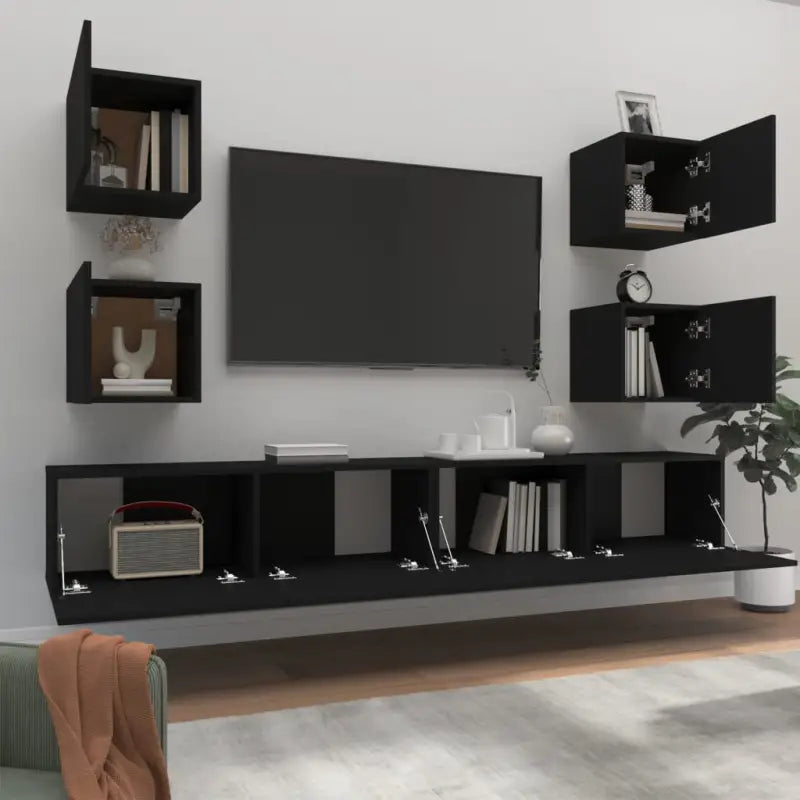 Klassieke Tv-meubels van bewerkt hout met trendy en praktische design - Tv-meubels