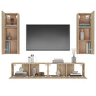 Klassieke tv-meubels van bewerkt hout met trendy en praktische ontwerp - Tv-meubels