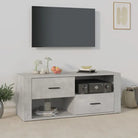 Klassieke tv-meubels van bewerkt hout voor een stijlvolle woonkamer - Betongrijs / 1 - Tv-meubels