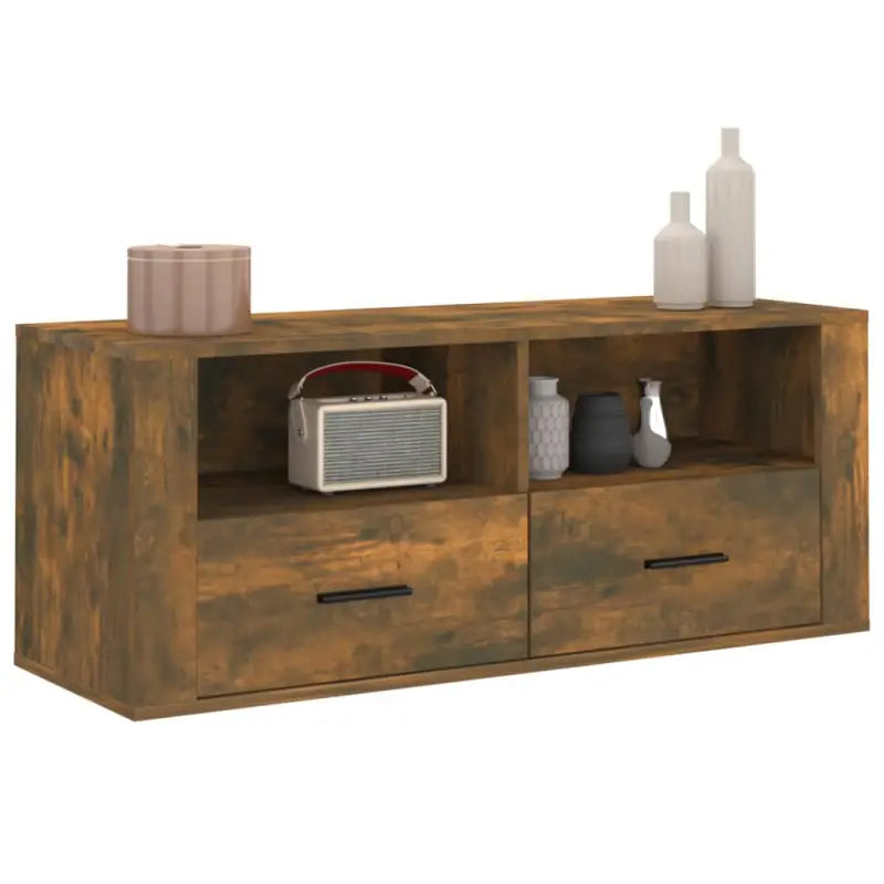 Klassieke tv-meubels van bewerkt hout voor een stijlvolle woonkamer - Tv-meubels