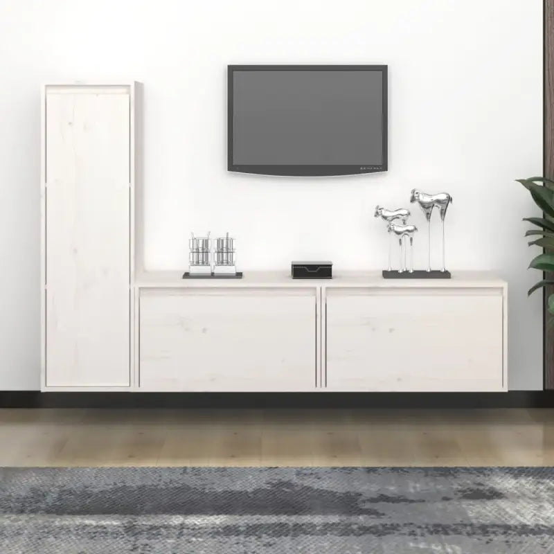 Klassieke Tv-meubels van massief grenenhout met trendy design - Tv-meubels