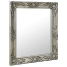 Klassieke wandspiegel met sierlijk barokframe - Zilver / 50 x 60 cm / 1 - Spiegels