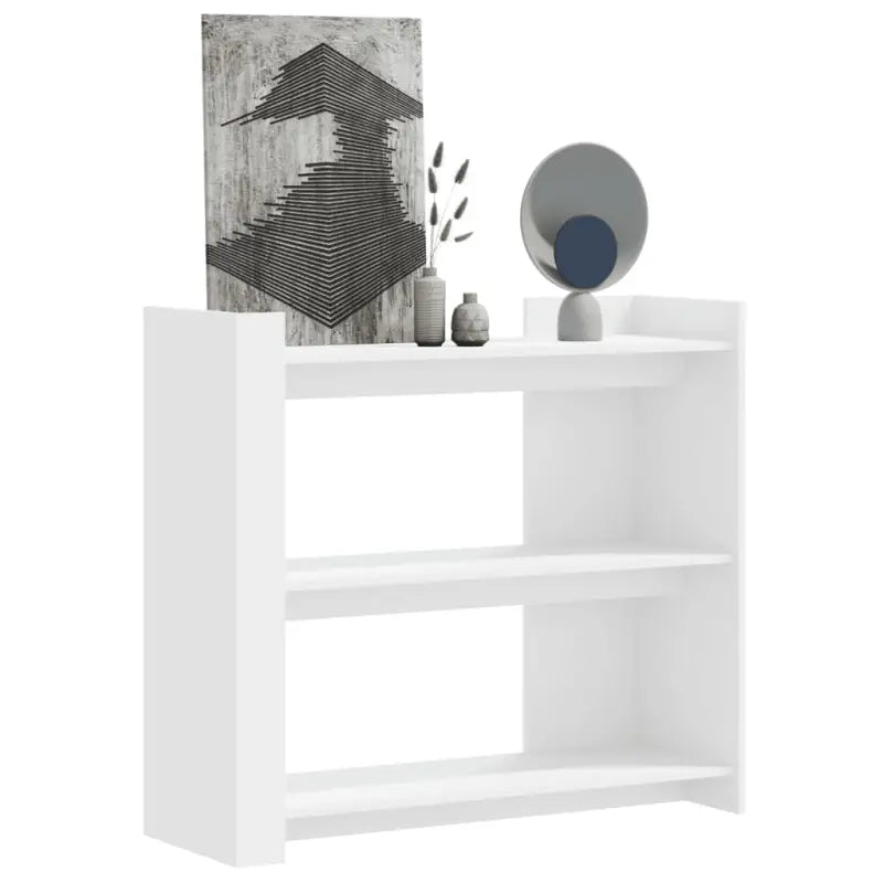 Klassieke wandtafel van bewerkt hout voor in huis - Wit / 1 - Bijzettafels