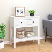 Klassieke wandtafel van massief grenenhout voor je interieur - Bijzettafels