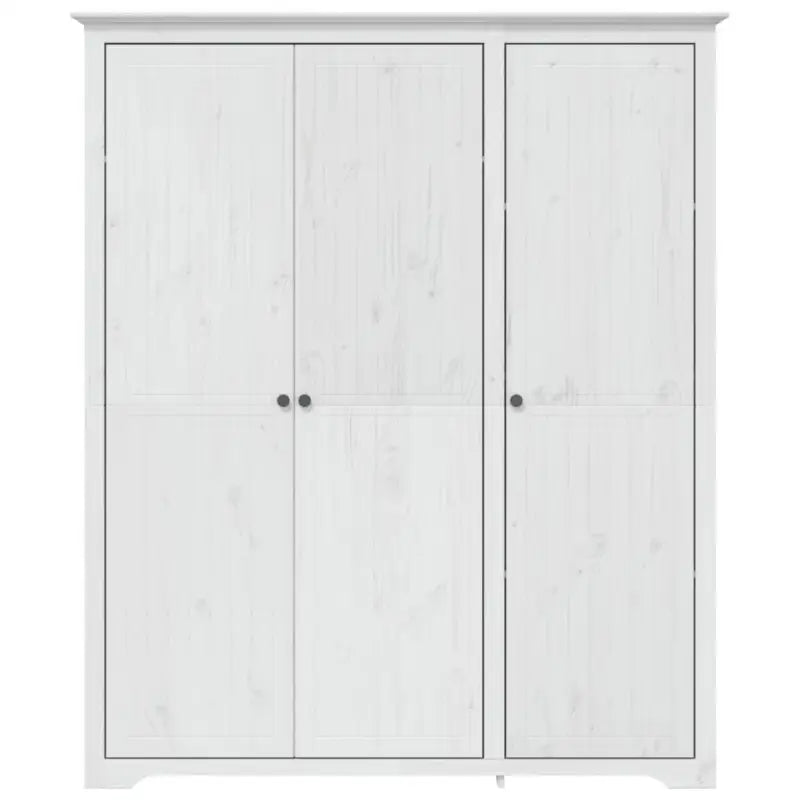 Kledingkast met Franse stijl en massief grenenhout met metalen handgrepen - Kledingkasten