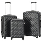 Koffers met levering bevat duurzame ABS harde koffer voor reizen - Zwart / 3 / 4 - Koffers