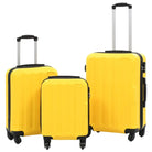 Koffers met levering bevat voor zakelijk en vakantiekoffers - Geel / 1 / 4 - Koffers