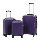 Koffers met levering bevat voor zakelijk en vakantiekoffers - Paars / 1 / 4 - Koffers