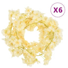 Kransen en slingers met bloemen voor een romantische feestdecoratie - champagne - Kransen en slingers