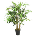 Kunstbamboe plant met kunststof pot voor huis en kantoor decoratie - 80 cm (rond) / 1 - Kunstplanten