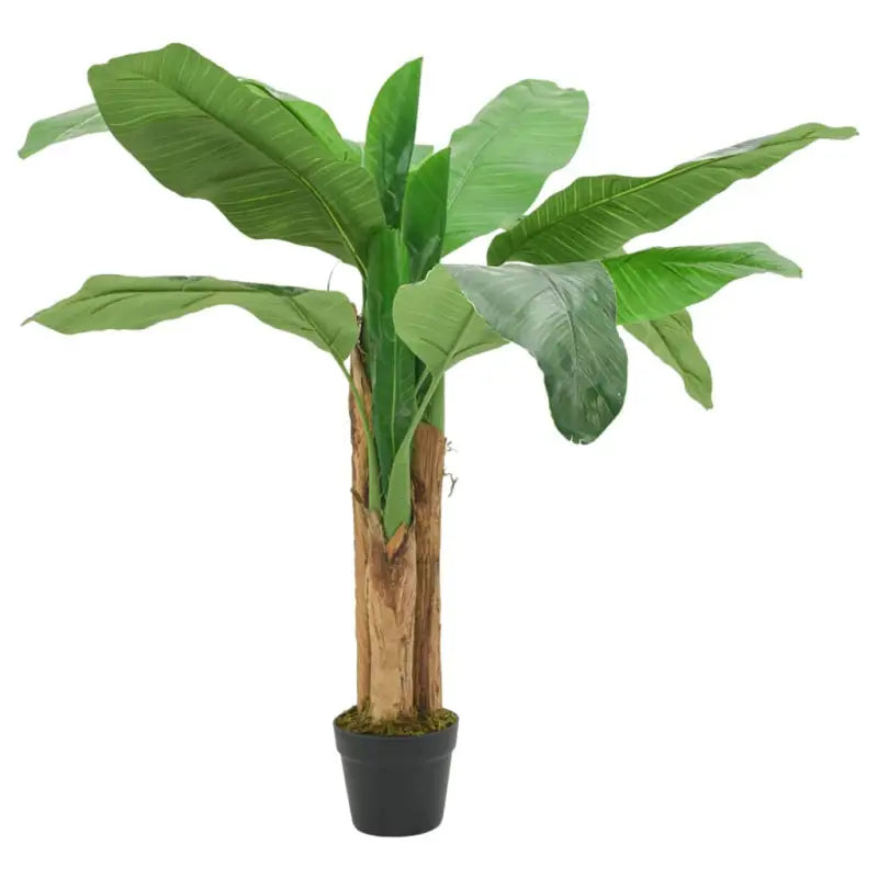 Kunstbananenboom in kunststof pot voor mooie interieurdecoratie - 120 cm / 1 - Kunstplanten