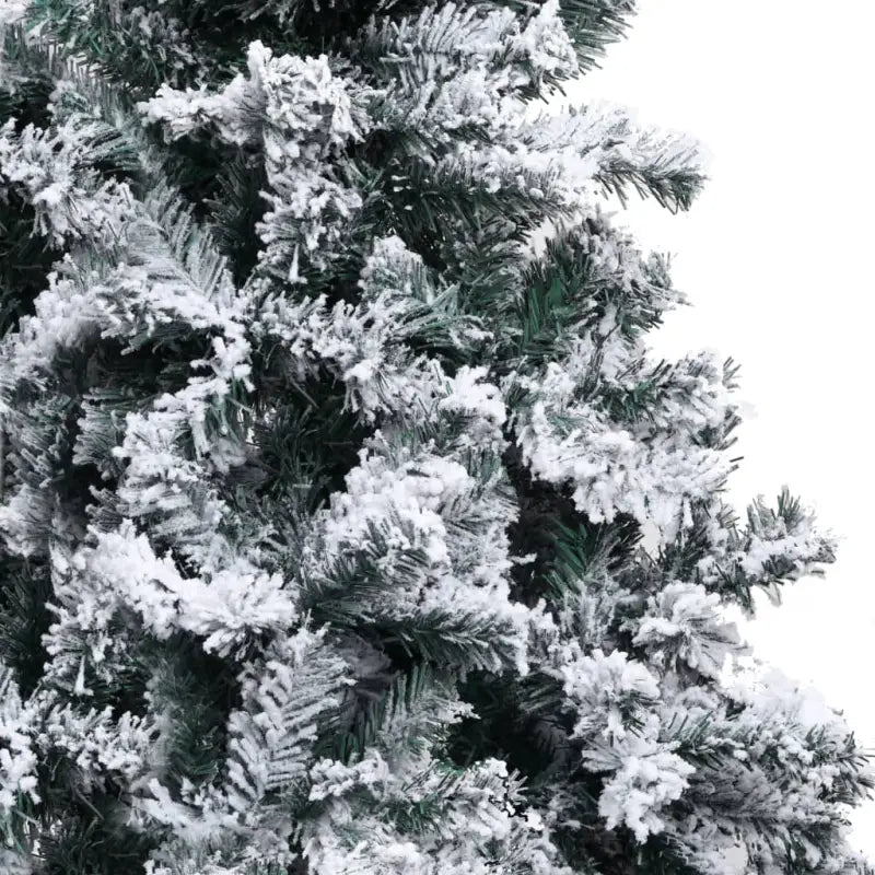 Kunstkerstboom met Witte Sneeuwvlokken voor een Unieke Kerstsfeer - 240 x 150 cm / 1 - Kerstbomen