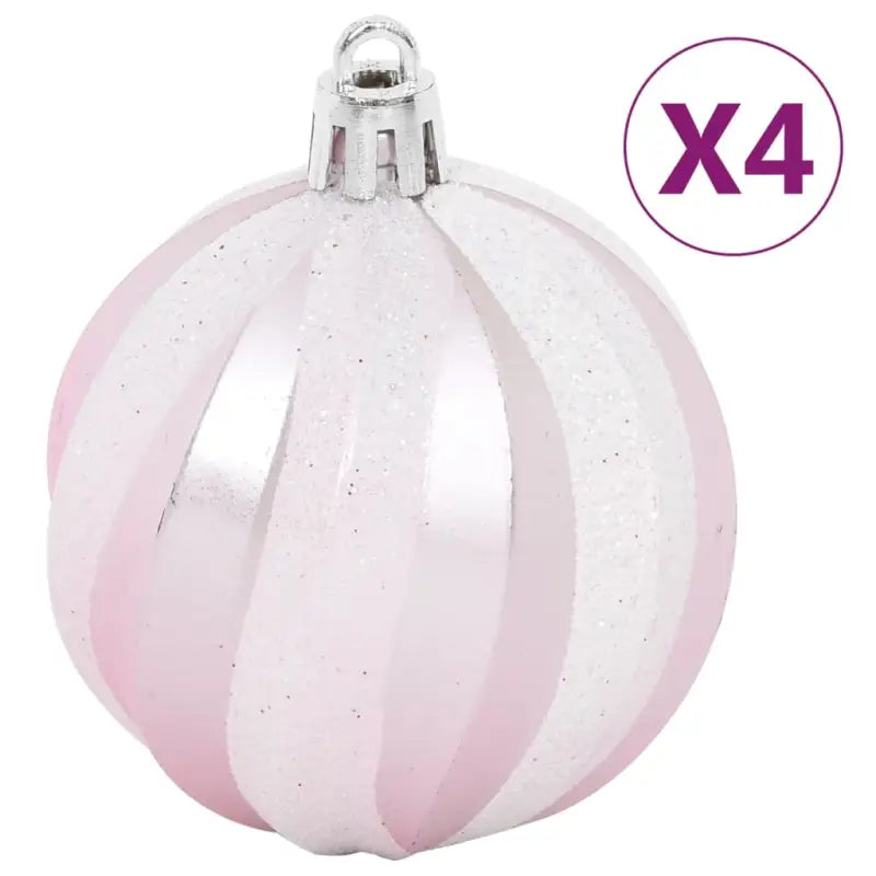 Kunststof kerstballen voor een glanzende feestdagenversiering - Roze / 1 - Decoratie voor feestdagen