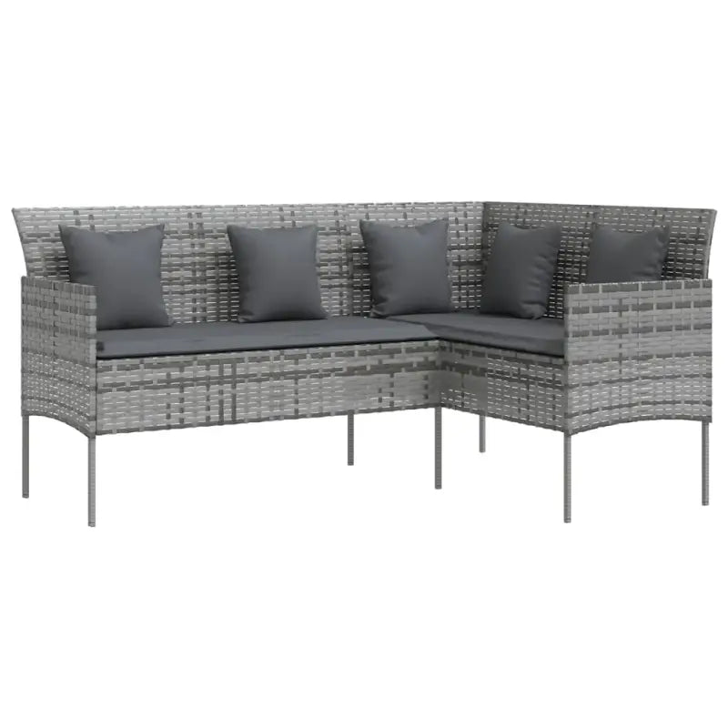L-vormige bank loungestoel voor een comfortabele tuinset - Tuinsets
