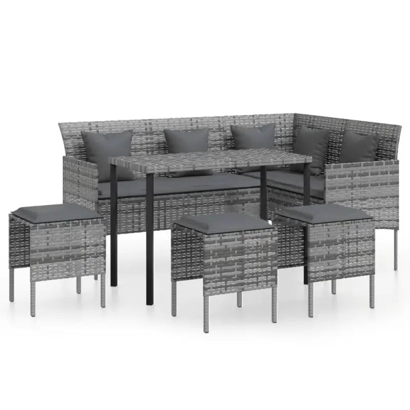 L-vormige bank loungestoel voor een comfortabele tuinset - Tuinsets