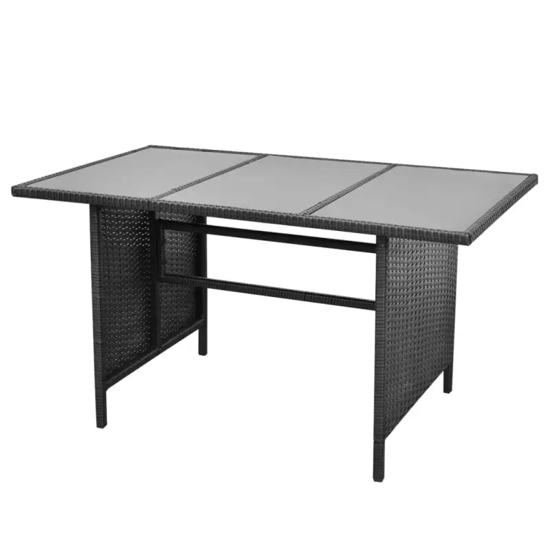 L-vormige bank tuinset met stalen frame voor stijlvolle buitenruimte - Tuinsets