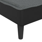 L vormige slaapbank met chaise longue en hoogte voet voor compacte ruimtes - Donkergrijs - Banken