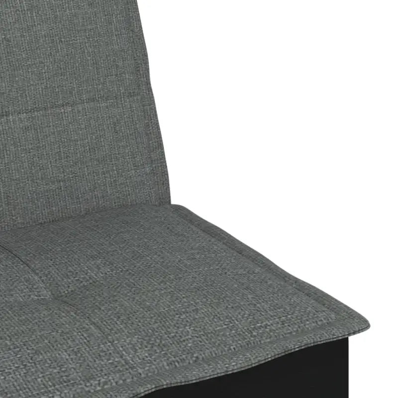 L vormige slaapbank met chaise longue en hoogte voet voor compacte ruimtes - Donkergrijs - Banken