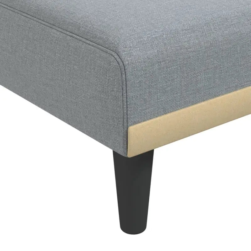 L-vormige slaapbank met chaise longue en hoogte voet voor kleine ruimtes - Banken