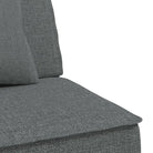 L-vormige slaapbank met chaise longue en ideale totale afmetingen - Donkergrijs - Banken