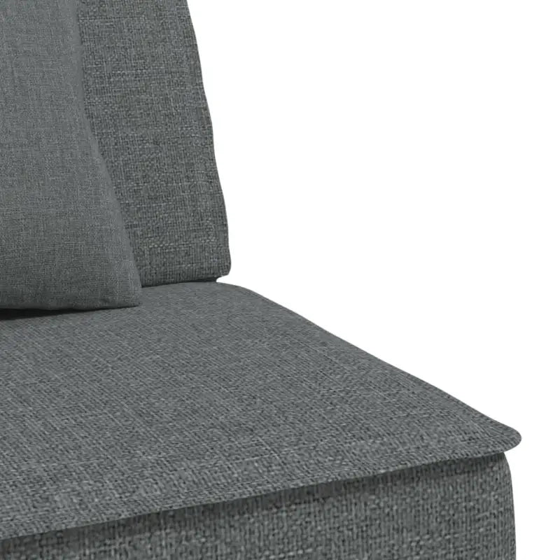 L-vormige slaapbank met chaise longue en ideale totale afmetingen - Donkergrijs - Banken