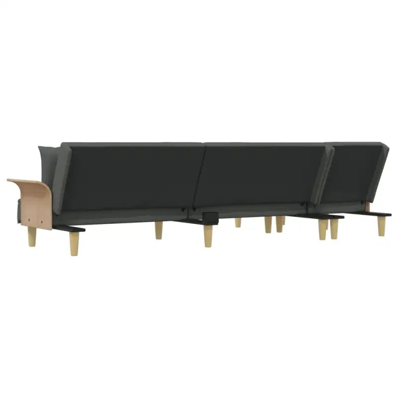 L-vormige slaapbank met chaise longue en totale afmetingen - Banken