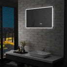LED-badkamerspiegel biedt heldere verlichting en stijlvolle sfeer - 100 x 60 cm / 1 - Spiegels