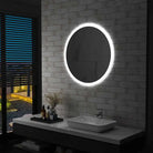 LED badkamerspiegel levering bevat met heldere verlichting en sfeervol design - 80 cm / 1 - Spiegels