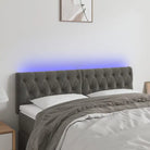 LED hoofdbord voor een modern en stijlvol slaapkameruitzicht - Donkergrijs / 160 x 7 x 78/88 cm / 1 - Hoofdborden