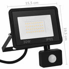 LED-spotlight met sensor voor tuin oprit en veranda - Schijnwerpers & spotlights