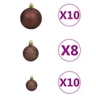 Levendige kunstkerstboom met realistische PVC takken - Kerstbomen