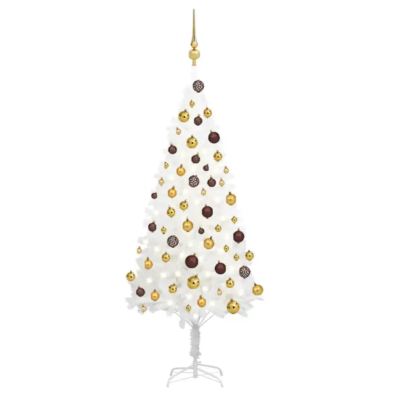 Levensachtige Kunstkerstboom met Realistische Naaldvormen - Goud / 120 x 75 cm / 1 - Kerstbomen