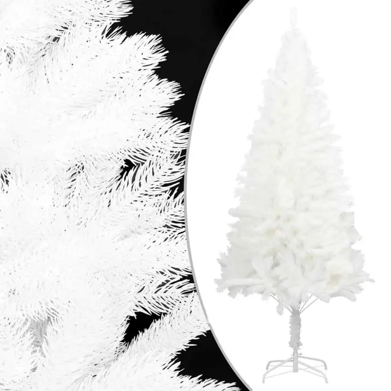 Levensechte naalden Kunstkerstboom voor binnen en beschut buitengebruik - Wit / 210 cm / 1 - Kerstbomen