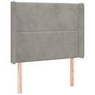 Lichtgrijs materiaal boxspring met schuim vulling voor een rustgevende slaap - Bedden & bedframes
