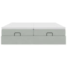 Lichtgrijs Ottomaanse Bed met Ruime Opbergruimte en Comfortabel Vulling - Bedden & bedframes