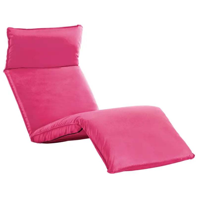 Ligstoel van Oxford stof met verstelbare standen voor ontspanning - Roze / 1 - Ligstoelen