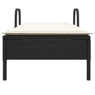 Ligstoel van poly rattan voor een comfortabele zitervaring met wasbare hoes - Ligstoelen