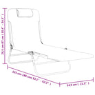 Ligstoelen voor tuin en buitenruimte met ademend UV-bestendig textileen - Ligstoelen