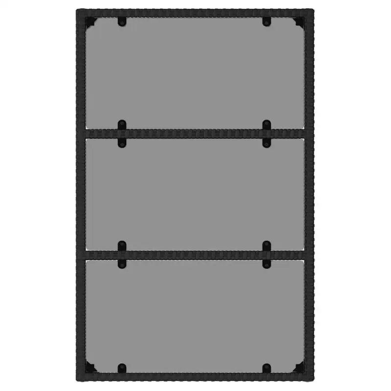 Loun Average set van gepoedercoat staal voor tuin of terras - Tuinsets