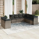 Lounge Tuinset in Beige met Gepoedercoat Staal en Waterdichte Tas - Grijs / Zonder tafel - Tuinsets