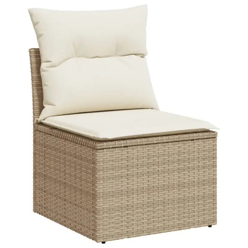 Lounge Tuinset in Beige met Waterdichte Tas en Gepoedercoated Staal - Tuinsets
