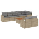 Lounge Tuinset in Gemengd Beige met Waterdichte Tas voor Buiten ontspanning - Tuinsets