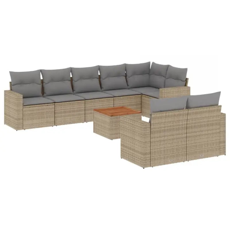 Lounge Tuinset in Gemengd Beige met Waterdichte Tas voor Buiten ontspanning - Tuinsets