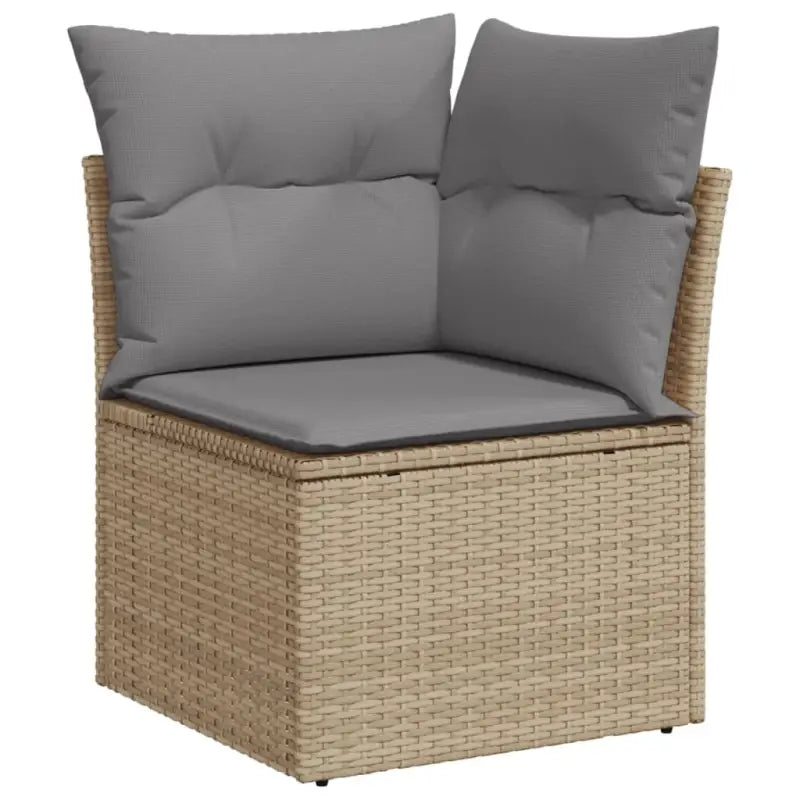 Lounge tuinset in gemengd beige voor buiten genieten - Tuinsets