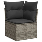 Lounge Tuinset in Grijs met Waterdichte Tas en Gepoedercoat Staal - Tuinsets