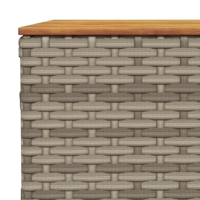 Lounge tuinset met grijs materiaal en natuurlijke olieafwerking - Tuinsets