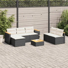 Lounge Tuinset met wasbare hoes en gepoedercoat staal in bruin materiaal - Zwart - Tuinsets