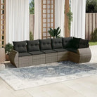 Lounge Tuinset met waterdichte tas en beige materiaal van gepoedercoat staal - Grijs / Zonder tafel - Tuinsets
