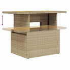 Lounge tuinset met waterdichte tas en beige materiaal op gepoedercoat staal - Tuinsets