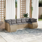 Lounge tuinset met waterdichte tas en gepoedercoat staal in beige - Tuinsets